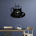 thumbnail image 1 of Coffee Living Room Decoration Wall Clock Fashionable Home Acrylic Silent Clock Math Clock for Classroom Digital Pocket Watch for Kids Steamed Hams Pin Temp Probe for Wireless Toothbrush Timer, 1 of 3