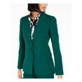 thumbnail image 3 of BAR III Womens Green Pocketed Wear To Work Blazer Jacket 14, 3 of 4