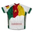 thumbnail image 2 of Cameroon Flag Short Sleeve Cycling Jersey  for Men - Size XS, 2 of 3