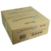 Technical Pro WF18L 18 2000w Raw Subwoofer Pro Sub Woofer, 3 Voice Coil