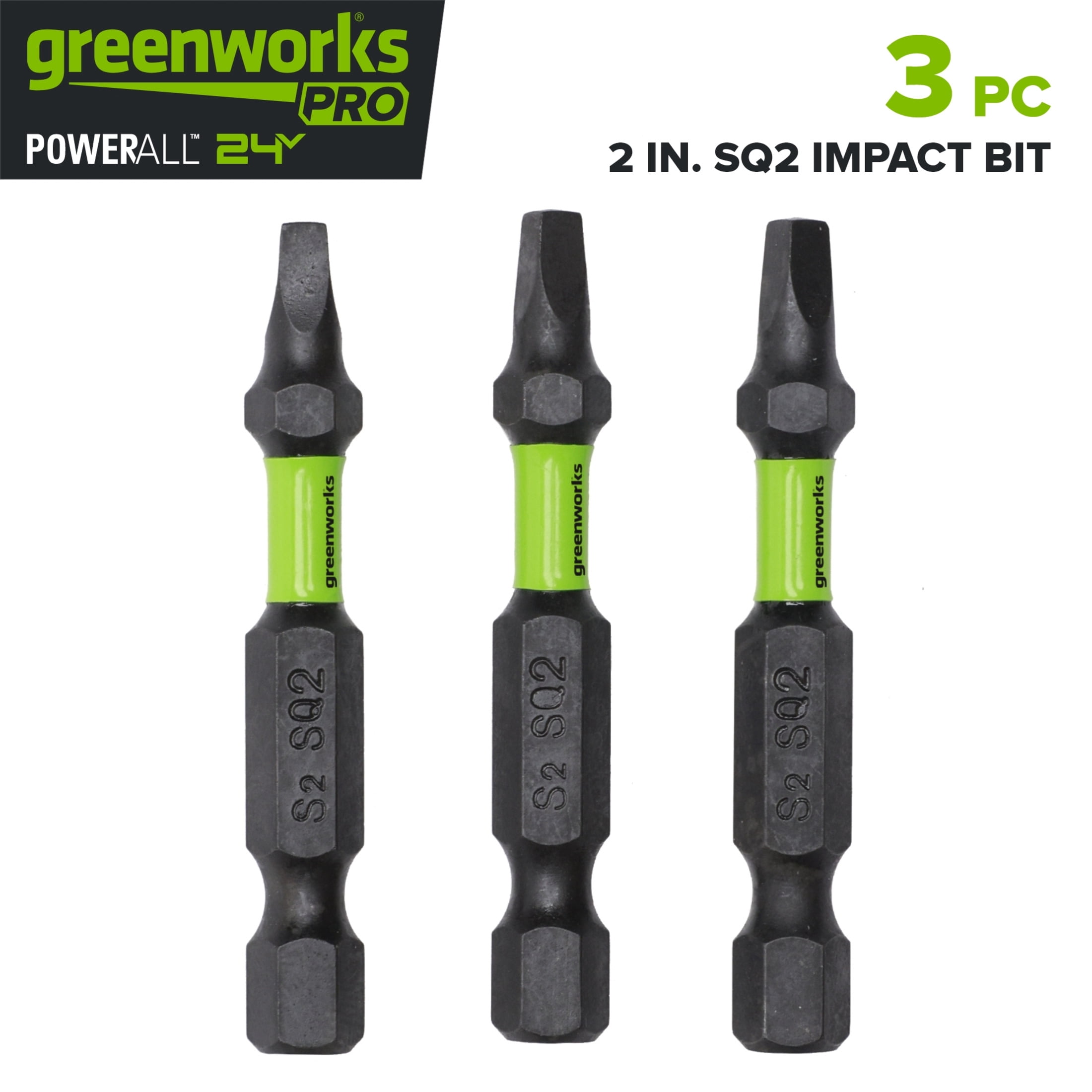 Greenworks 4-Piece Glass and Tile Drill Bit Set, Carbide Steel