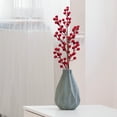 thumbnail image 3 of Christmas Fruit Fake Flower Dried Flowers Diy Home Good Quality Plastic Photo Props Emulation Berry Stalks, 3 of 6