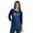 Blue, variant on Officially Vaccinated Womens Funny Pro-Vaccine Tee Graphic T-shirt Tops