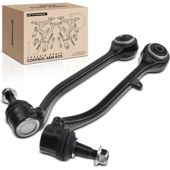A-Premium Pair Front Lower Rearward Control Arm and Ball Joint Assembly Compatible with BMW E83/F25 X3 2004-2010