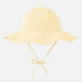 thumbnail image 2 of Zanarzt Toddler Sun Hat Girl Baby Sun Hat UPF 50+ Toddler Sun Protection Bucket Hats for Boys Girls Wide Brim Beach Hat Baby Bucket Hat Orange,2-4 Years, 2 of 4