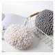thumbnail image 2 of Xiao Hua 2 toallas de mano de chenilla suaves y absorbentes, con forma de bola decorativa para colgar, toalla de secado grueso para el hogar, la cocina y el baño (blanco y gris), 2 of 5