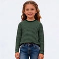 thumbnail image 5 of WOYY Boys Striped Long Sleeve Crewneck T Shirt Casual Unisex Pullover T-Shirt, Sizes 3-14, 5 of 5