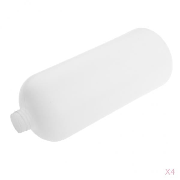 Rociador de lanza de espuma de nieve de plástico de 4 piezas 1L botellas vacías blancas Sunnimix Lavadora a presión