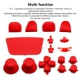 thumbnail image 3 of Game Controller Replacement Buttons, 16Pcs Ergonomic Design Gamepad Buttons  for Game Controller Black,White,Red,Light Blue, 3 of 7