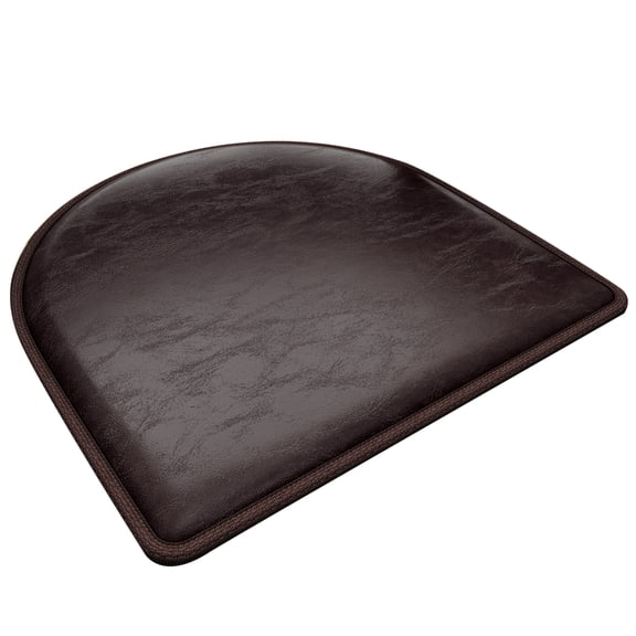 Ergonomic Chair Seat Cushion Thickened1eatherLike Padding Nonslip Base for Long Sitting Comfort