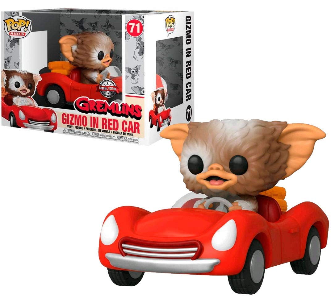 Funko POP! Rides: Gremlins - Gizmo in Red Car #71 Exclusive Funko