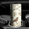 thumbnail image 3 of 20oz Pioneer Flower and Bird Skinny Tumblers Stainless Steel Tumbler with Lid and Straw,Vacuum Insulated Double Wall Travel Tumbler Cups with Cleaning Brush for Coffee,Tea, 3 of 6