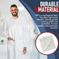 thumbnail image 6 of Medical Nation 30 Pack Disposable Lab Coats - White Lab Coat with Pockets, Knee Length, Lab Coat Women and Men | Perfect For Use in Hospitals, Pharmacies, Labs, Clinics, Painting, at Home | 2X-Large, 6 of 8