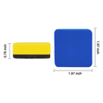 thumbnail image 6 of 60Pcs Whiteboard Eraser Washable And Reusable Magnetic Whiteboard Eraser for Cleaning Dry Erase Markers,60 x Eraser (blue, green and yellow 20 pcs each),as shown, 6 of 8