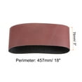 thumbnail image 2 of Uxcell 5 Packs Sanding Belts 3 x 18 Inch Belt Sander Paper 400 Grit Aluminum Oxide Sandpaper for Polishing Wood Metal, 2 of 6