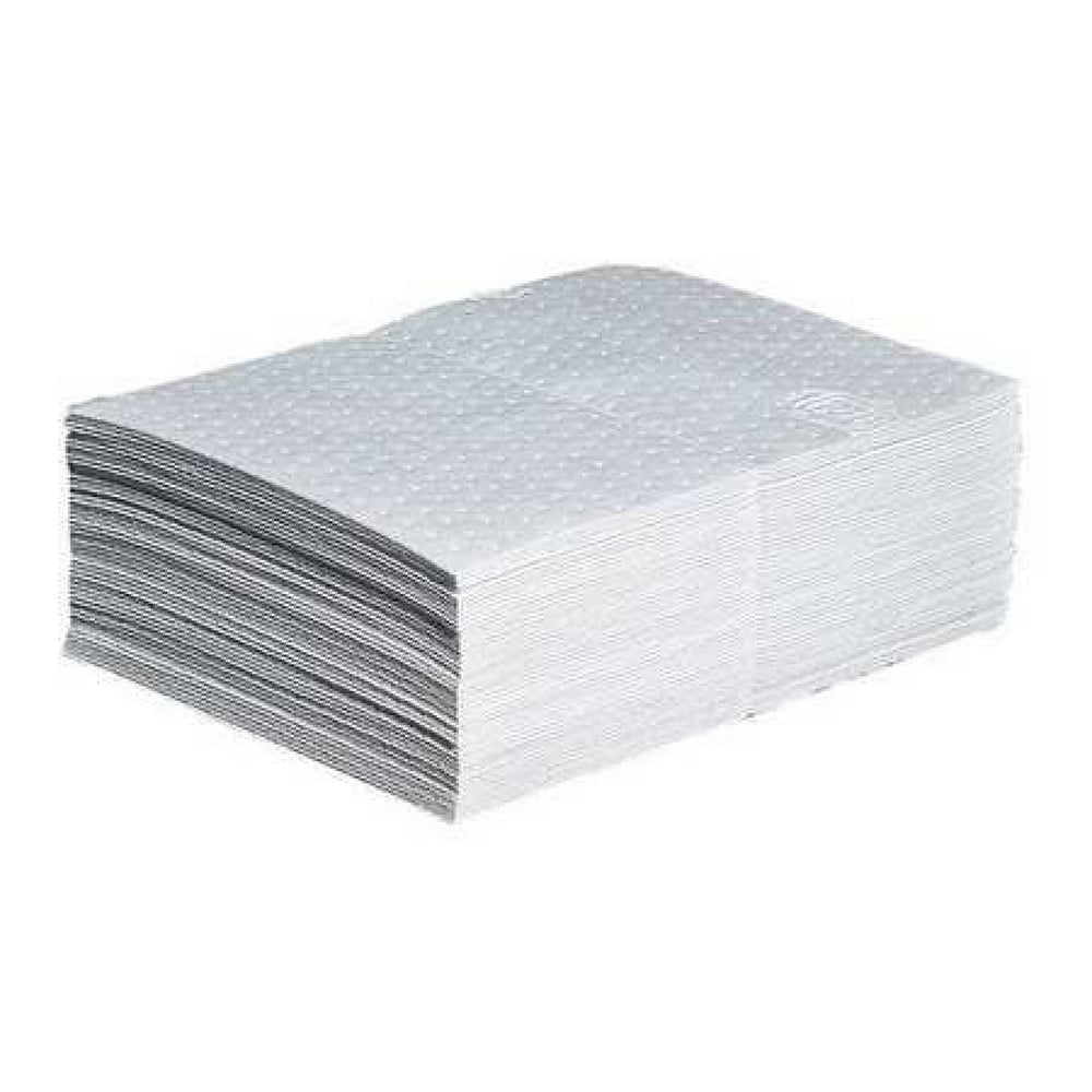 PIG MAT415 Absorbent Mat Pad, Absorbs 11 gal. OilBased Liquids, PK 50