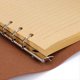 thumbnail image 4 of PU Leather Journal Notebook,Ruled Refillable Notebook Writing Journal Diary Sketchbook,160 Pages Travel Journal For Girls Women Gifts A6 7.3 x 5.1 inc, 4 of 4