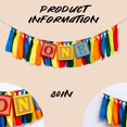 thumbnail image 2 of Banner para silla alta Upfirst, colorido, decoración para 1.er cumpleaños, 2 of 5