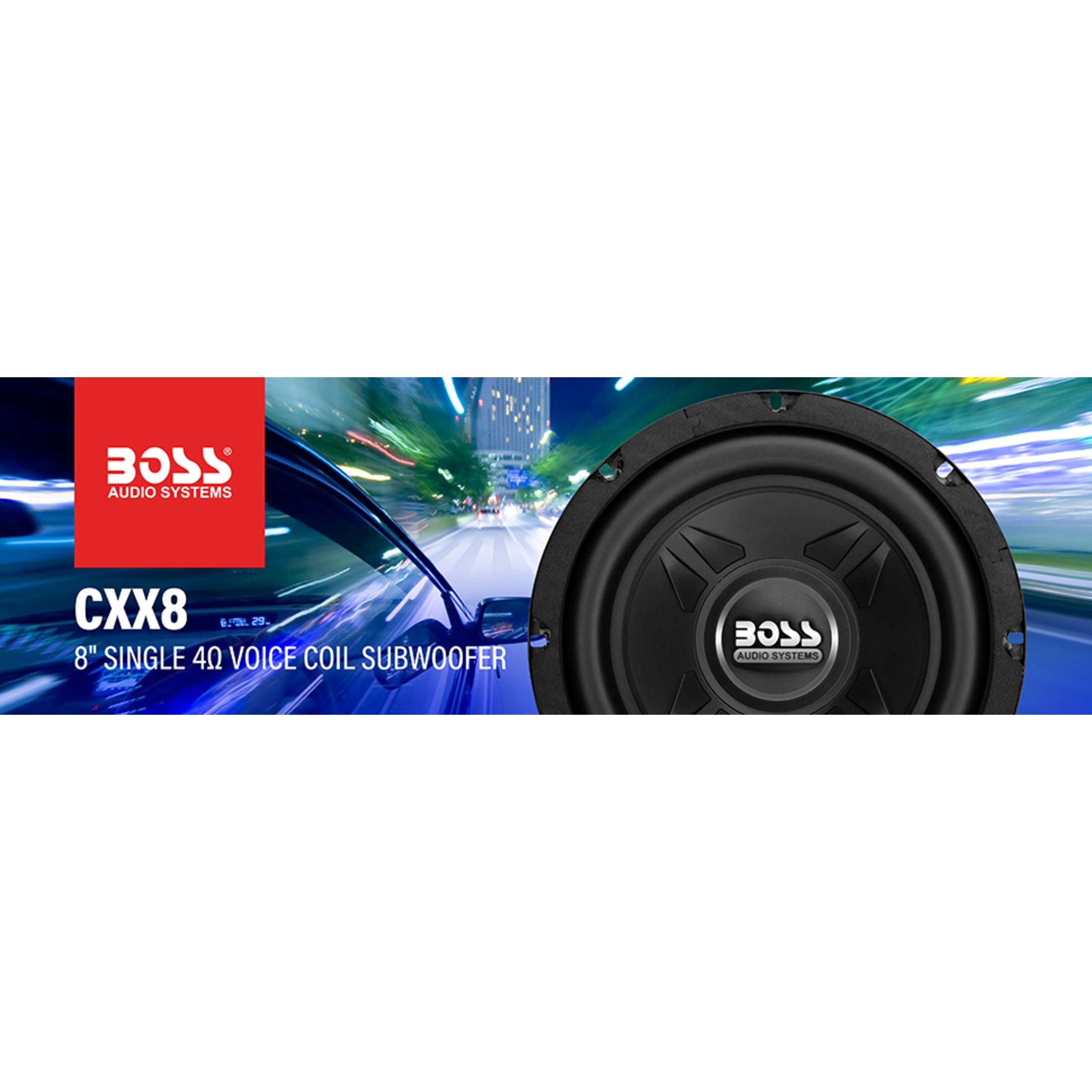 Free Shipping! Boss Audio Systems 8 inch Car Subwoofer 600W Max