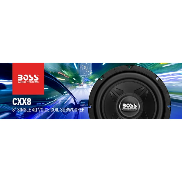 BOSS Audio Systems CXX8 8 Inch Car Audio Subwoofer, 600 Watt Max