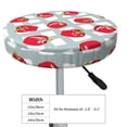 thumbnail image 4 of Hirioo Sweet Red Fruit for Round Bar Stool Seat Covers Washable Stool Cushion Slipcover Elastic Bar Chair Covers for 12-14 Inch Chair-12 inch, 4 of 7