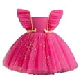 thumbnail image 6 of LNMQLPDBS Christmas Dresses for Girls 5t Little Girls Christmas Infant Girl Christmas Dress Tight Dress Wedding Guest Dresses Infant Outfit Baby, Pink 4-5 Years, 6 of 6