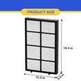 thumbnail image 4 of Roninby 1051 2 Stage Humidifier Air Filter Compatible with AIRCARE 1051 Evaporative Humidifier Essick Air Part # 1051-Models 4DTS, 4 of 7