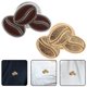 thumbnail image 5 of 2 broches decorativos con forma de grano de café y diseño de dibujos animados para solapa., 5 of 5