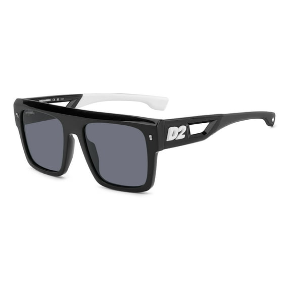 Dsquared2 - D2 0127/S, Squared acetate men BLACK WHITE/GREY