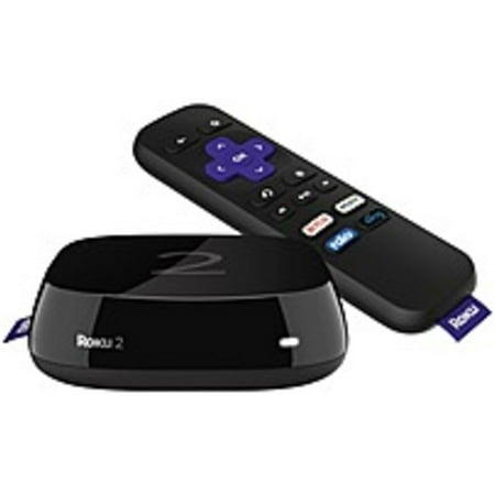 Refurbished Roku 2 Network Audio/Video Player - Wireless LAN - Black - Dolby Digital 5.1 - Internet Streaming - 1080p - MP4, H.264, MKV - AAC, MP3 - JPEG, PNG - Ethernet - (Best Usb Mixer For Streaming)