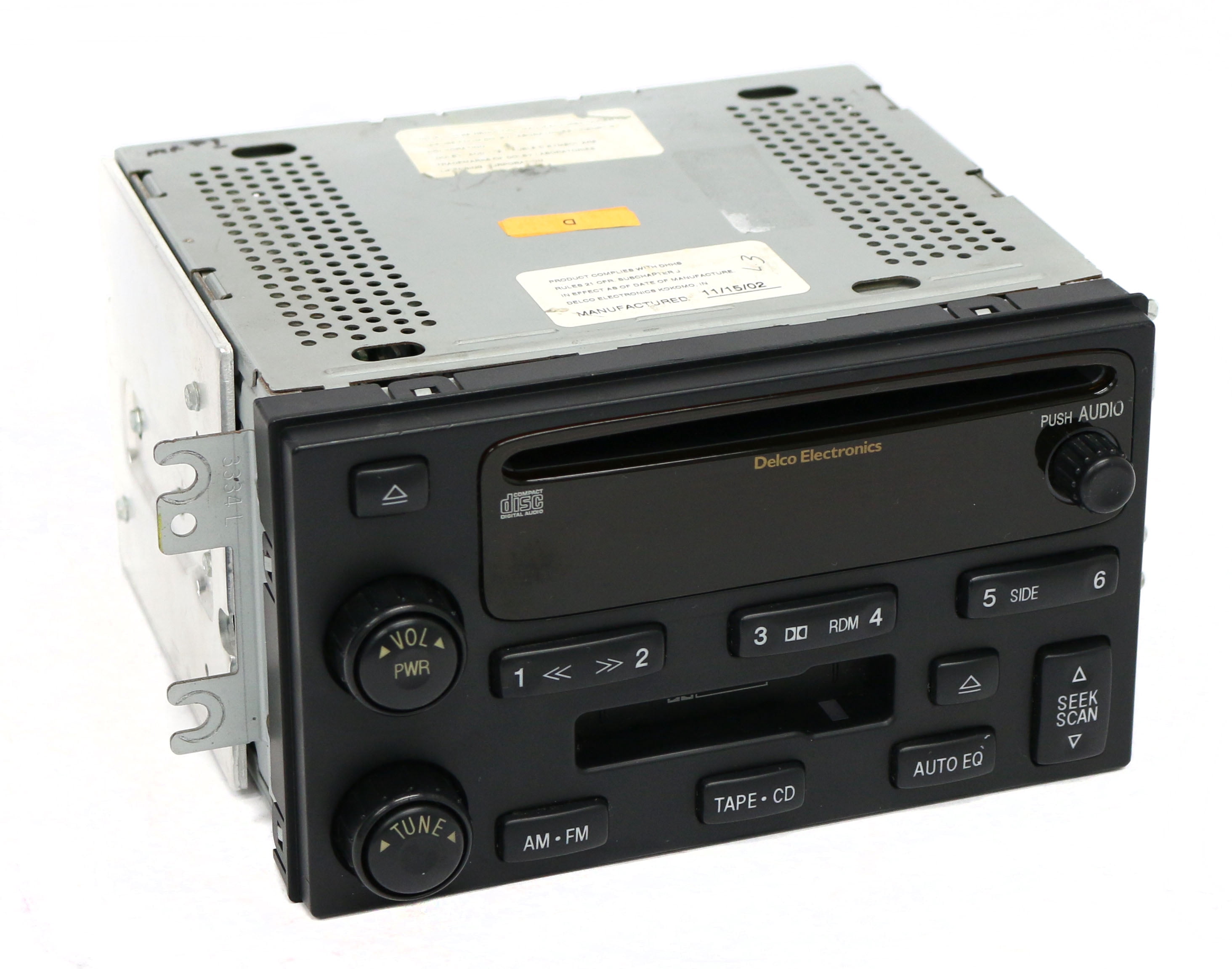 Restored 2003-2006 Kia Sorento AMFM Delco Radio Single Disc & Cassette Player 96110-3E000 (Refurbished)
