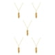 thumbnail image 3 of Qarigey Collar de cadena Joyería estética ajustable Estilo bohemio Gargantillas con flecos Collares colgantes de metal diario Mujeres Oro Type2 NO2, 3 of 6