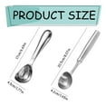 thumbnail image 3 of Heated Ice Cream Scoop, Stainless Steel Ice Cream Scoop, Ergonomically Designed Handle for Comfort, Heavy Duty Ice Cream Scooper, One-Piece Design Ice Cream Scoops, Dishwasher Safe., 3 of 9