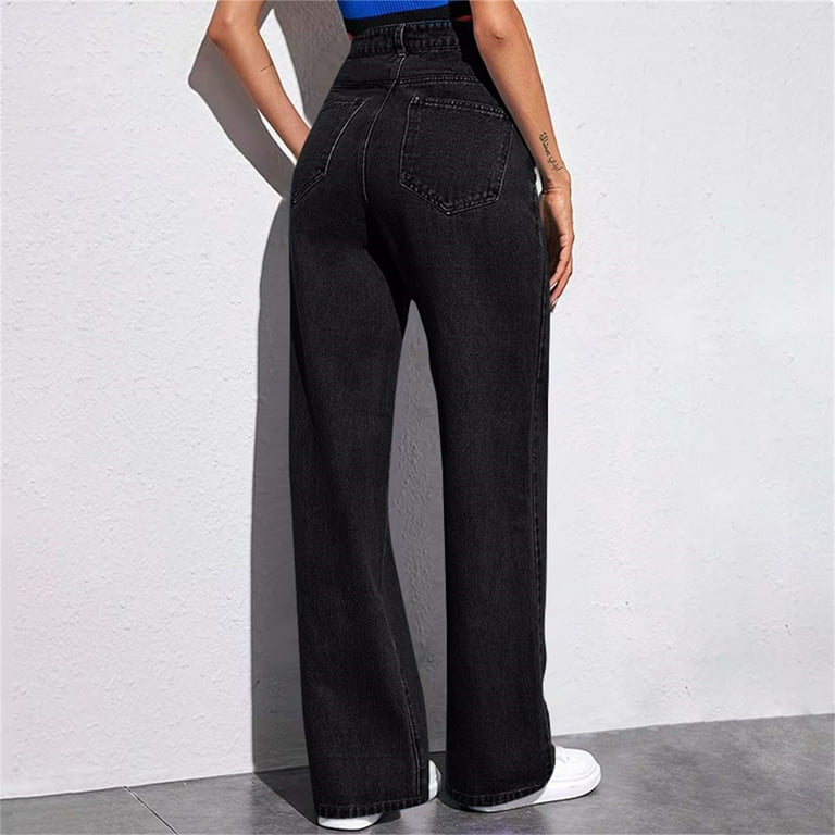 everyone soft denim pants (BLACK) XL ファッション 28
