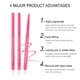 thumbnail image 5 of Lápiz delineador de ojos en gel, delineador de ojos de línea de agua, resistente al agua y a las manchas, juego de 12 lápices de colores, de secado rápido y difícil de difuminar., 5 of 5