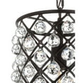 thumbnail image 6 of JONATHAN Y Gabrielle 10" Crystal/Metal LED Pendant, Oil Rubbed Bronze, 6 of 7