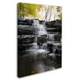 thumbnail image 2 of Trademark Fine Art "Waterfall at Lake View" Canvas Art by Kurt Shaffer, 2 of 3
