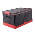 thumbnail image 3 of Caja de almacenamiento plegable perfecl de gran capacidad organizador portátil negro, 3 of 6