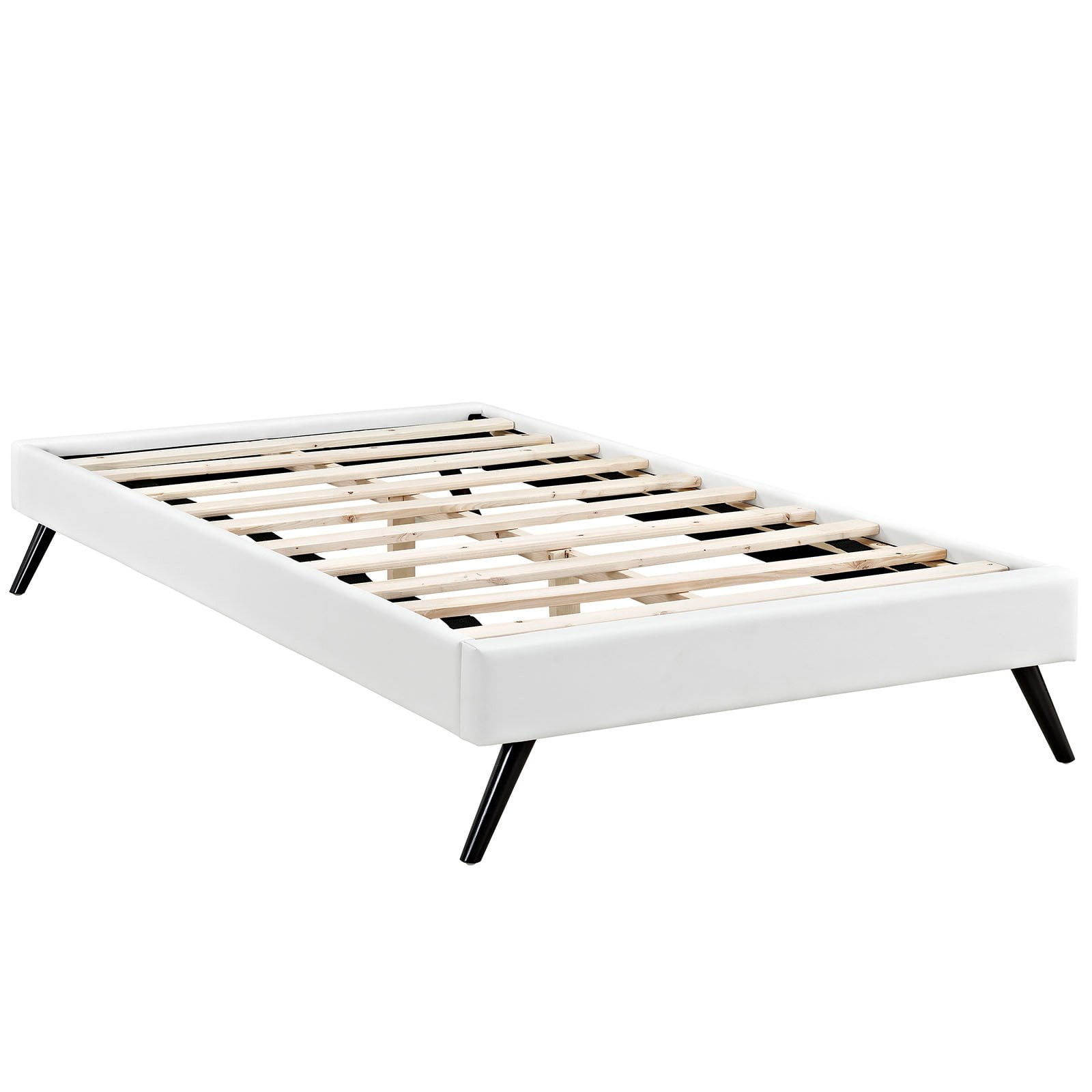 Modway Helen Upholstered Bed Frame with Round Splayed Legs ...