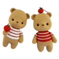 thumbnail image 2 of Unfinished  bear dinosaur Crochet Kit DIY Amigurumi Rabbit Crocheting kits Animal Gift Knitting Toy handmake kit, 2 of 7