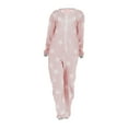 thumbnail image 4 of Women s Onesie Pajama Pajamas Bandage One Piece Long Sleep Romper Jumpsuit Bodycon Star Print Sleepwear Pjs Sets Soft Zip Up Thin Plus Size Cute Body, 4 of 5