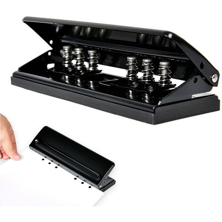 6 Hole Punch for Filofax Planner Adjustable Punch Paper Hole