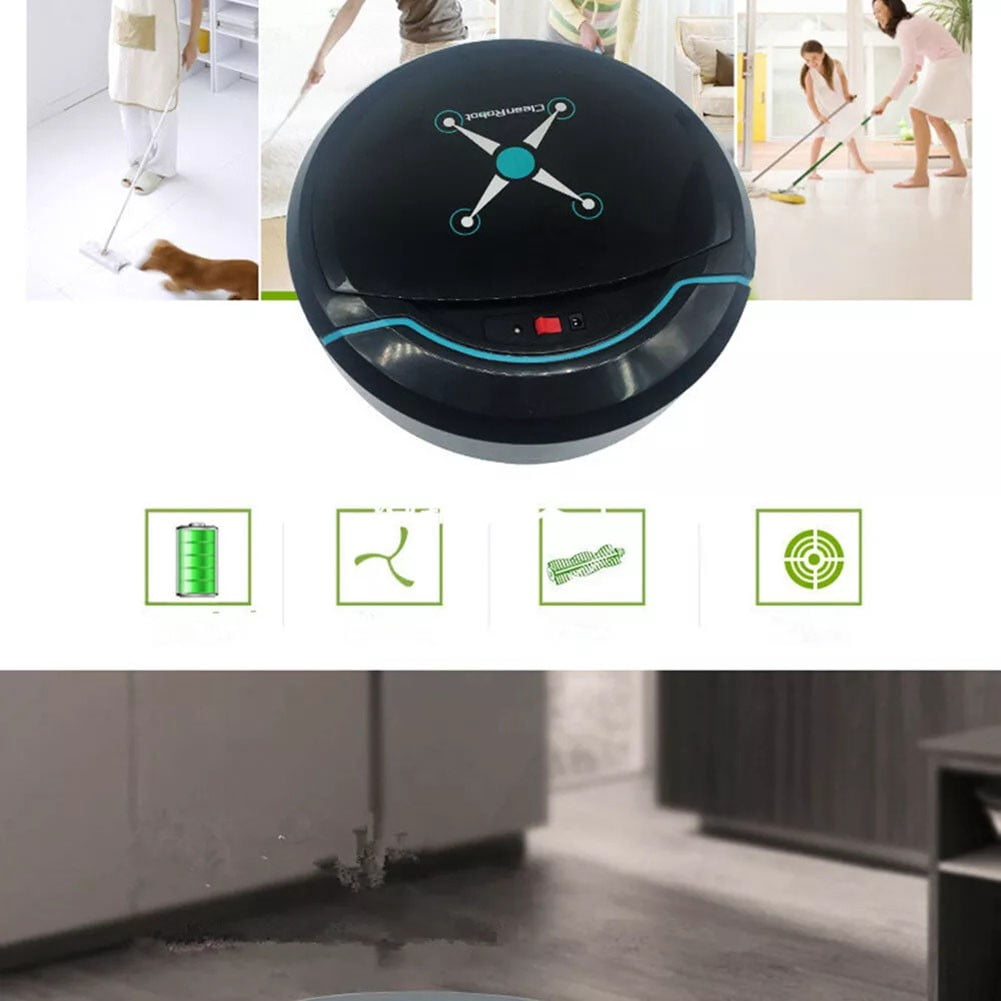 For Robot Vacuum Cleaner Automatic Sweeper Floor Carpet Clean Rechargeable For Wooden Floors Marble Floors Nylon Flooring