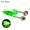 D, variant on UDIYO 10Pcs/Set ABS Bait Alarm Bell Luminous Dual Bell Tear Resistant Fishing Bell Alarm for Fishing Rod