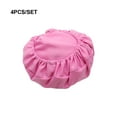 thumbnail image 4 of kurtrusly Elastic Chair Cover Set Made With Thickened Elastic Cloth For Durability And Dustproofing Chair Seat Cover pink 1Set, 4 of 6