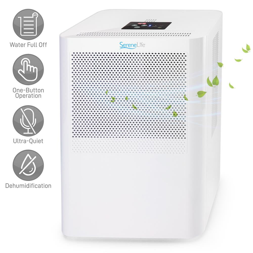 SereneLife PDUMID95 Portable EnergySaver Dehumidifier UltraQuiet