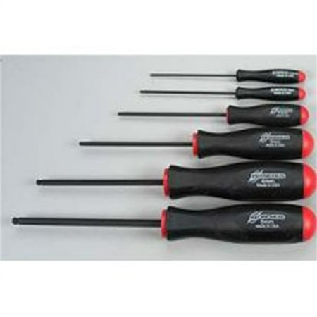 UPC: 0037231106867 | 6pc Set balldriver screwdrivers 1.5-5M