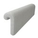 thumbnail image 3 of Almohada de cabecera con funda extraíble, almohada de noche con soporte ergonómico para la espalda gris claro, 3 of 9