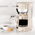 thumbnail image 4 of (Open Box)Kalorik 10 Cup Retro Coffee Maker, Cream CM46085CR, 4 of 5