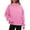 Pink, variant on Womens Oversized Sweatshirts Turtleneck Pullover Long Sleeve Hoodies Tops Fall Fashion Outfits Clothes